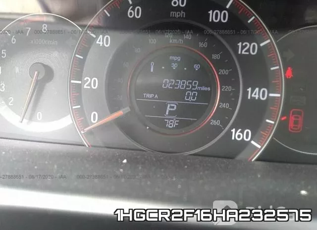 1HGCR2F16HA232575 фото 8