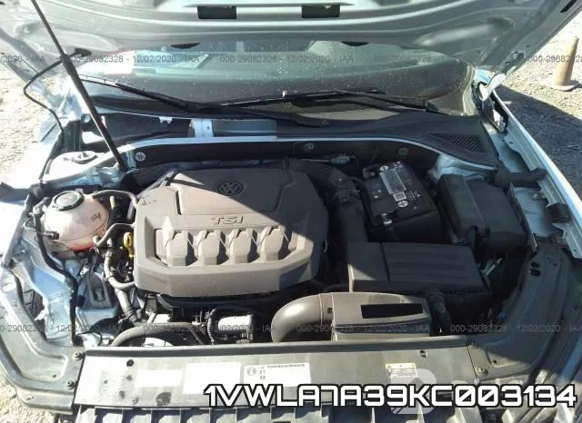 1VWLA7A39KC003134 фото 2