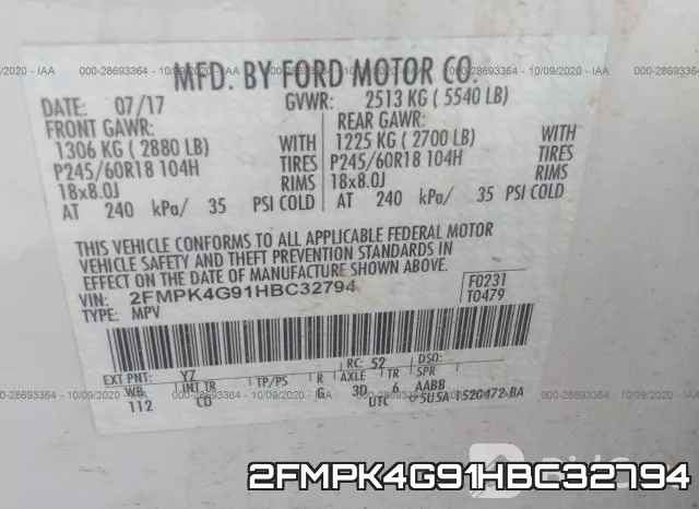 2FMPK4G91HBC32794 фото 10