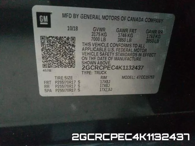 2GCRCPEC4K1132437 фото 2