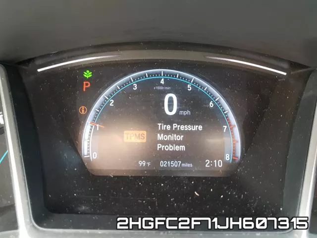 2HGFC2F71JH607315 фото 8