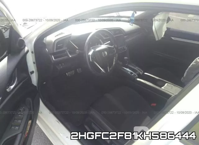 2HGFC2F81KH586444 фото 6