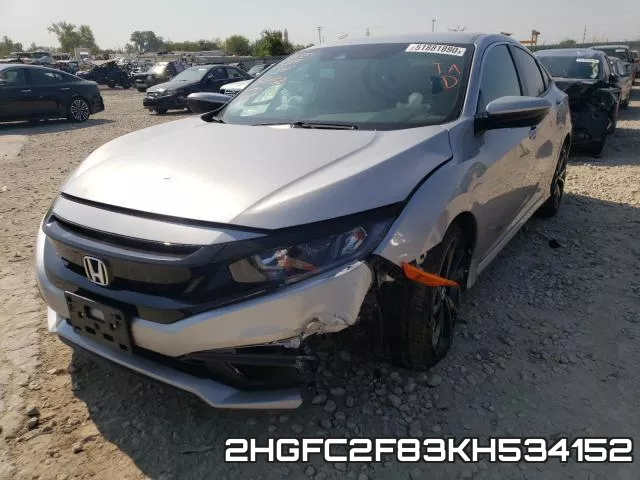 2HGFC2F83KH534152 фото 3