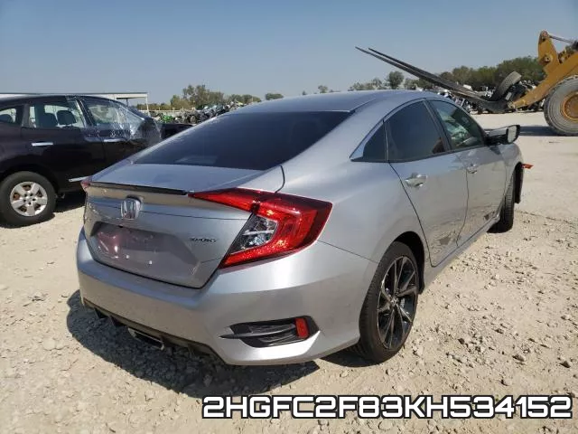 2HGFC2F83KH534152 фото 5