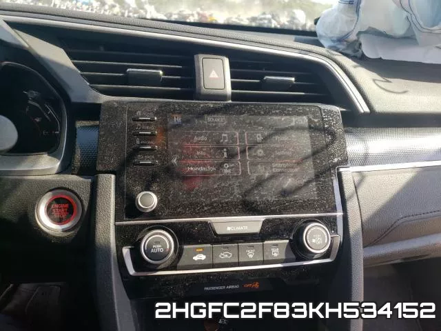 2HGFC2F83KH534152 фото 10