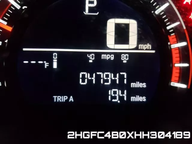 2HGFC4B0XHH304189 фото 8