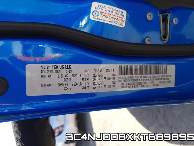 3C4NJDDBXKT689895 фото 2