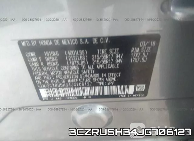 3CZRU5H34JG706127 фото 10