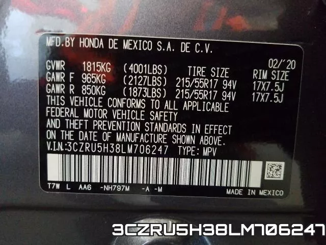 3CZRU5H38LM706247 фото 2