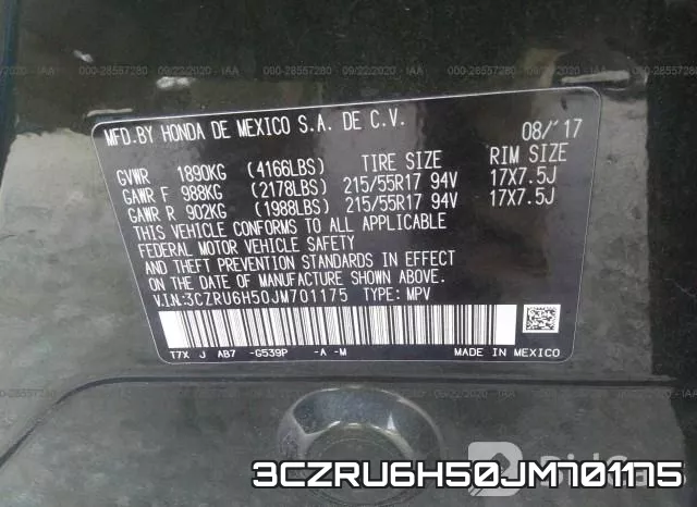3CZRU6H50JM701175 фото 10