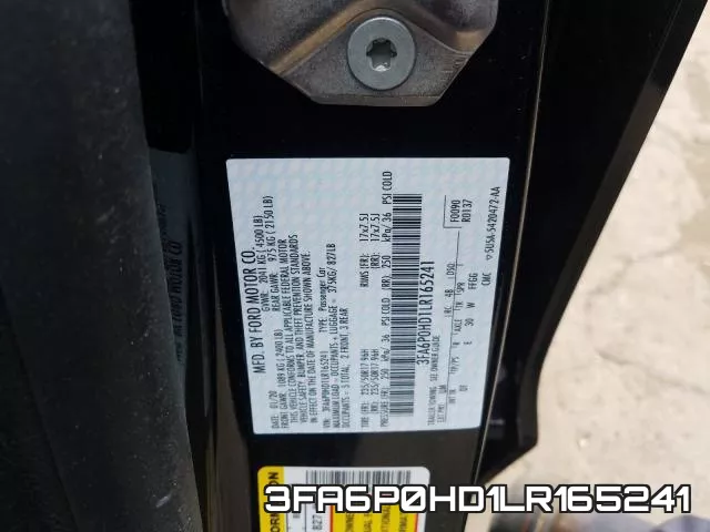3FA6P0HD1LR165241 фото 2