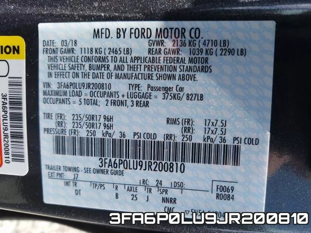 3FA6P0LU9JR200810 фото 2