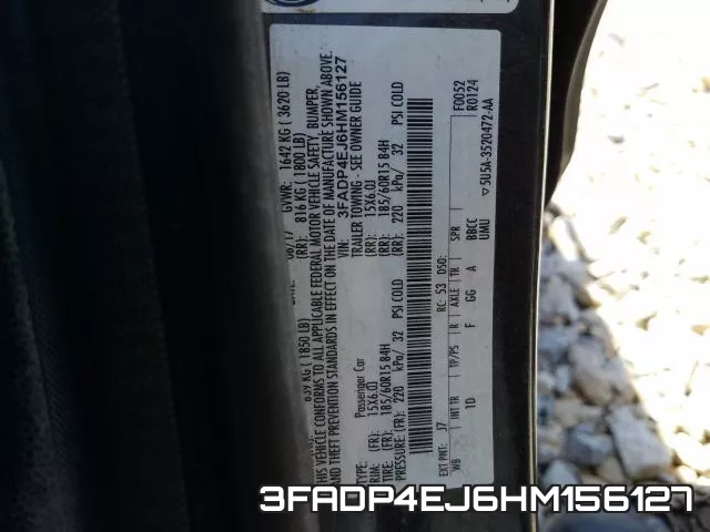 3FADP4EJ6HM156127 фото 2