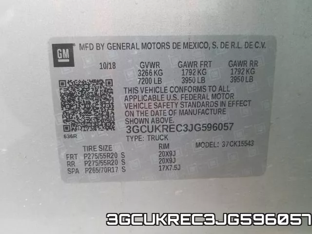 3GCUKREC3JG596057 фото 2