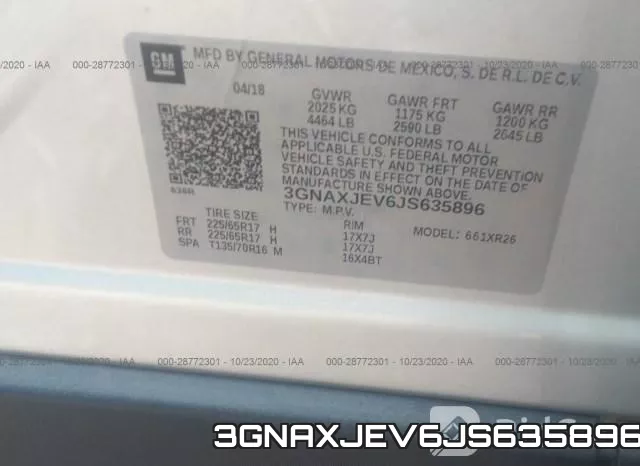 3GNAXJEV6JS635896 фото 10
