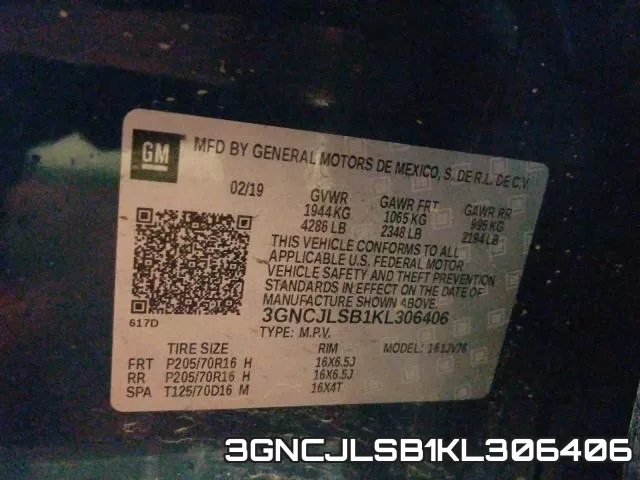 3GNCJLSB1KL306406 фото 2