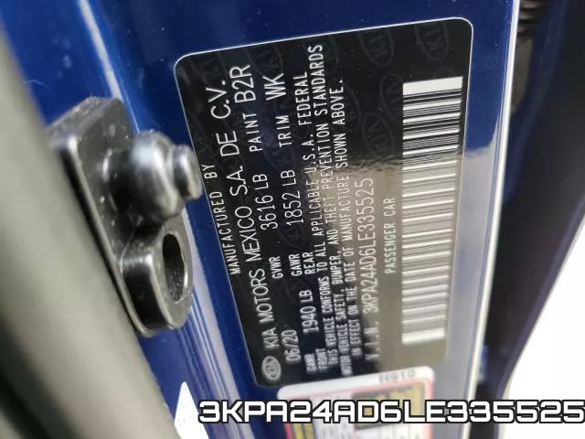 3KPA24AD6LE335525 фото 2