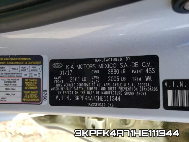 3KPFK4A71HE111344 фото 2