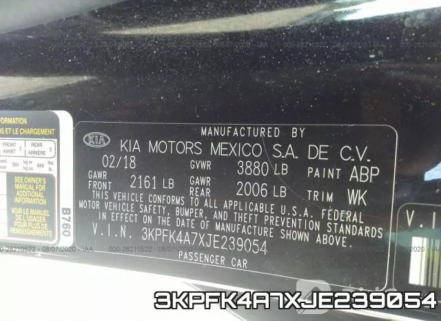 3KPFK4A7XJE239054 фото 10