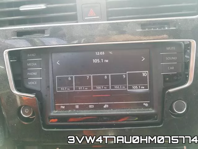 3VW4T7AU0HM075774 фото 10