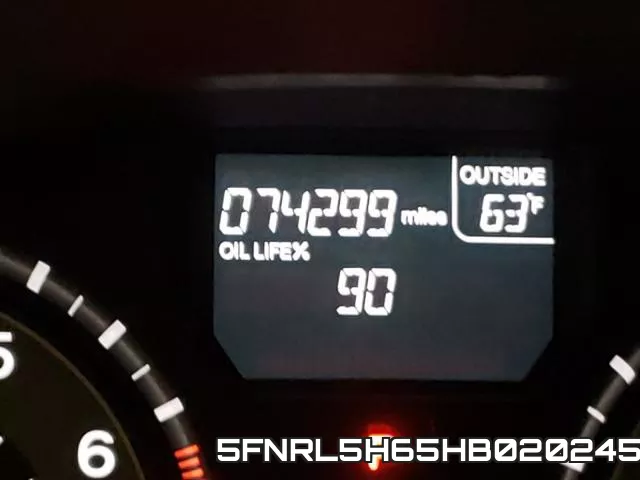5FNRL5H65HB020245 фото 8