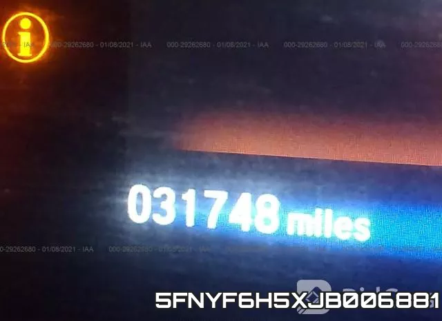 5FNYF6H5XJB006881 фото 6