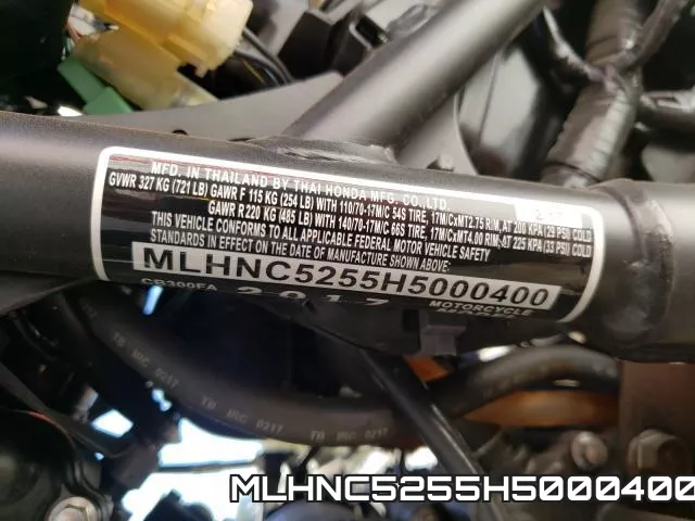 MLHNC5255H5000400 фото 2