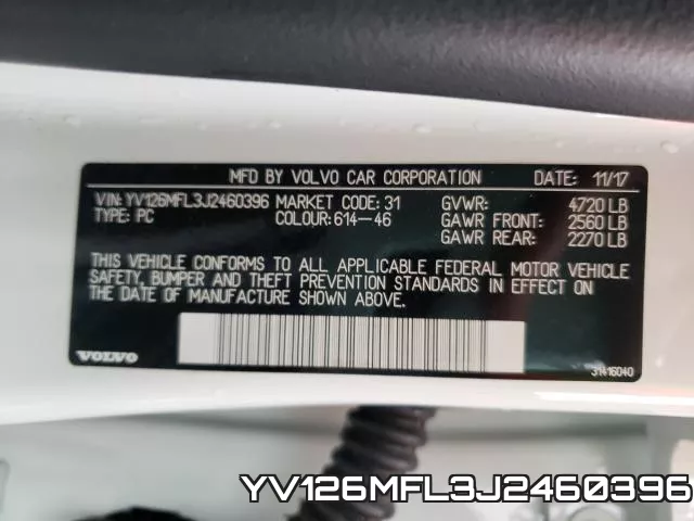 YV126MFL3J2460396 фото 2