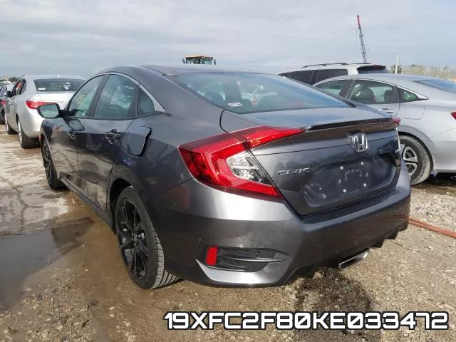 19XFC2F80KE033472 фото 4