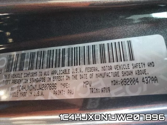 1C4HJXDN1JW207896 фото 2