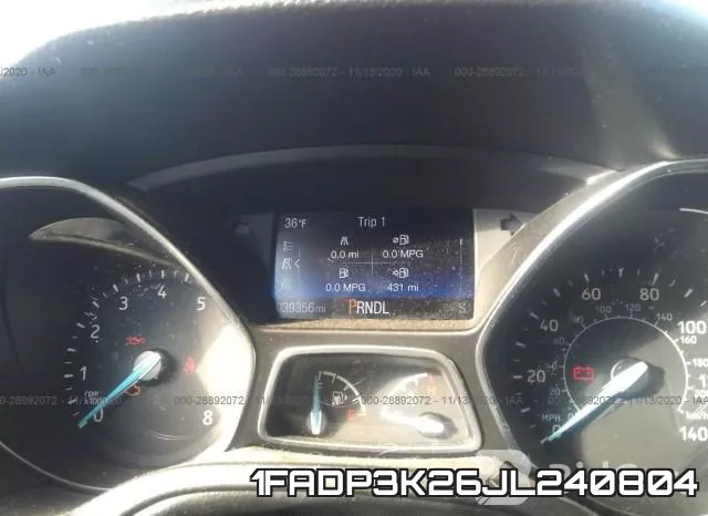 1FADP3K26JL240804 фото 8