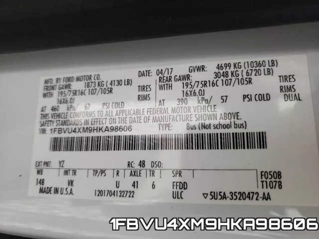 1FBVU4XM9HKA98606 фото 2