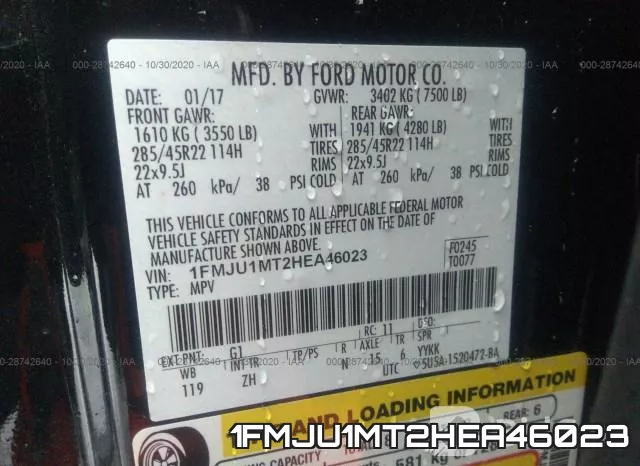 1FMJU1MT2HEA46023 фото 10