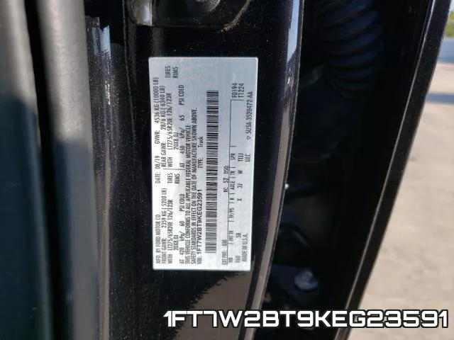 1FT7W2BT9KEG23591 фото 2