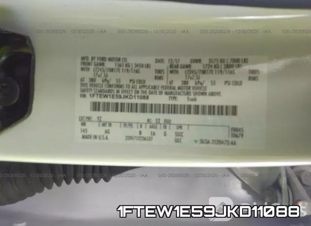 1FTEW1E59JKD11088 фото 9