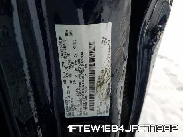 1FTEW1EB4JFC77382 фото 2