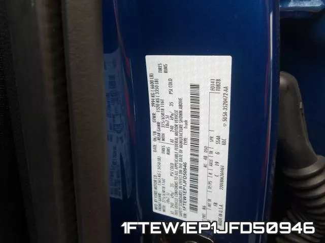 1FTEW1EP1JFD50946 фото 2