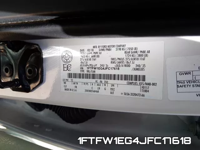 1FTFW1EG4JFC17618 фото 2