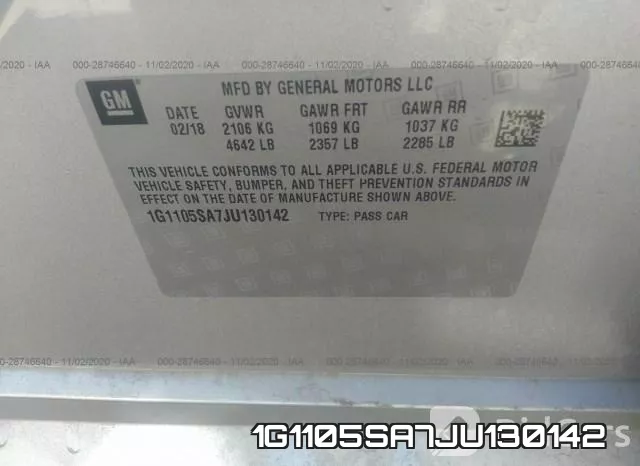 1G1105SA7JU130142 фото 10