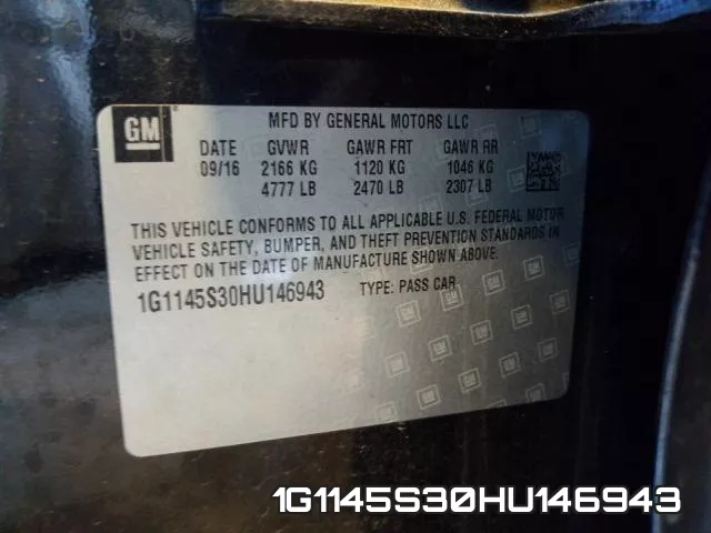 1G1145S30HU146943 фото 2