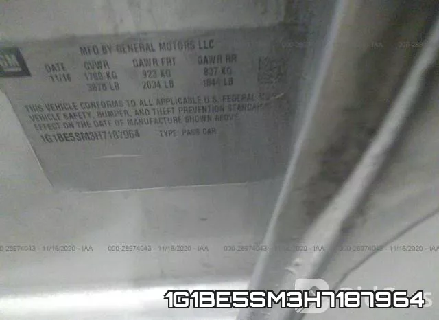 1G1BE5SM3H7187964 фото 9