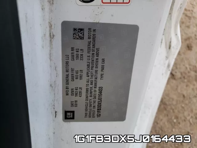 1G1FB3DX5J0164433 фото 2