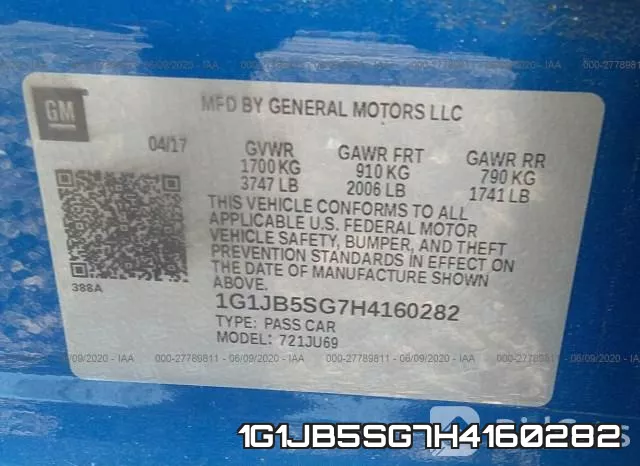 1G1JB5SG7H4160282 фото 9