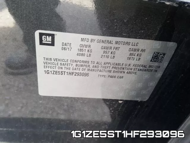 1G1ZE5ST1HF293096 фото 2