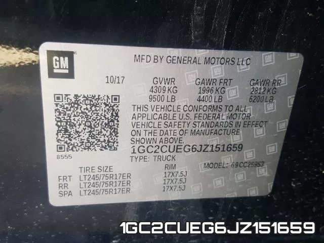 1GC2CUEG6JZ151659 фото 2
