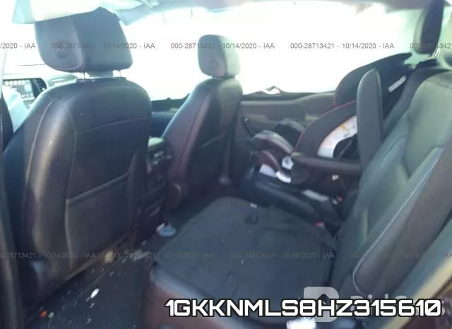 1GKKNMLS8HZ315610 фото 9
