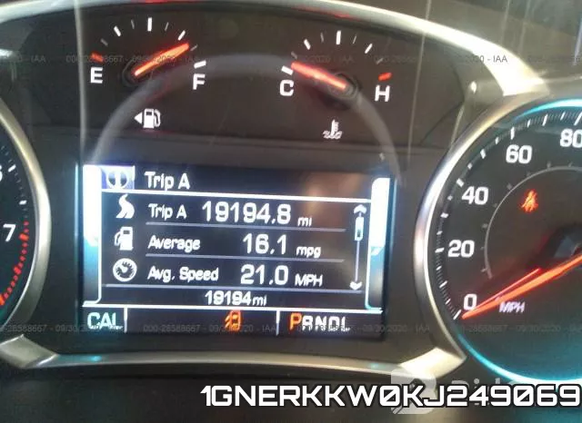 1GNERKKW0KJ249069 фото 8