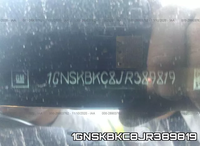 1GNSKBKC8JR389819 фото 10