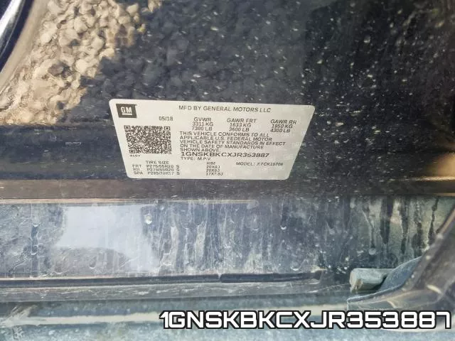 1GNSKBKCXJR353887 фото 2