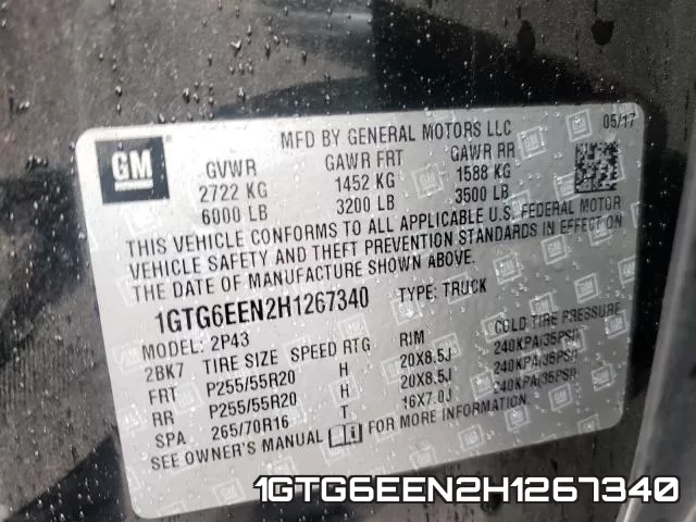 1GTG6EEN2H1267340 фото 2